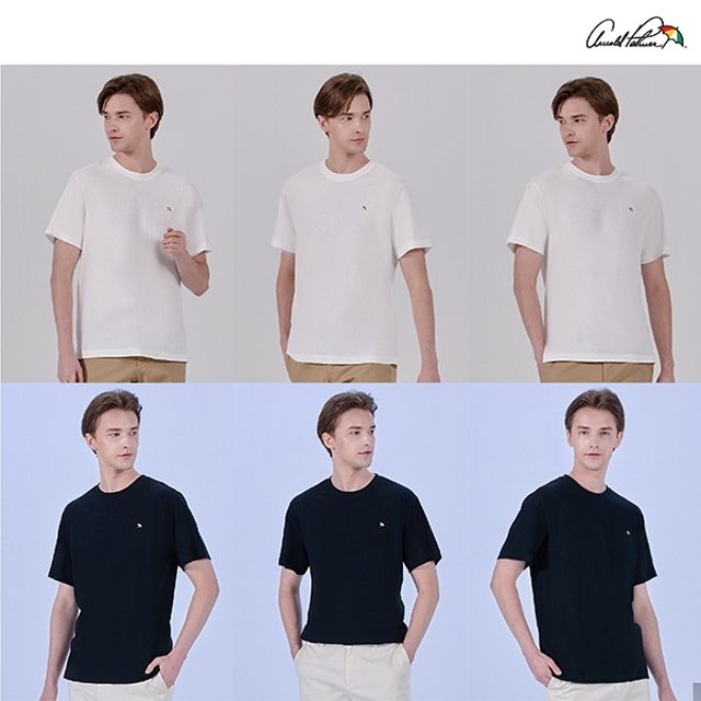 아놀드파마 코튼 티셔츠 6종+하프집업1종