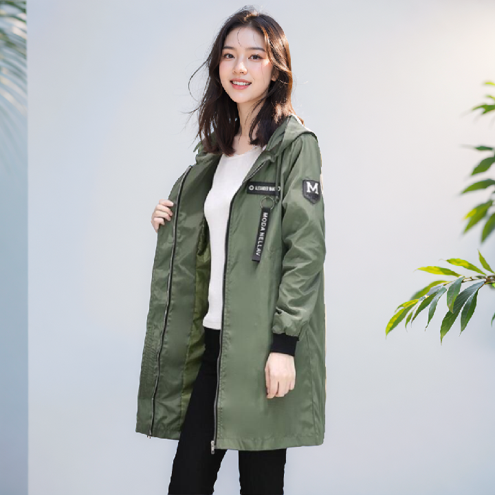 [비니브] 쇼미업 후드롱 항공자켓