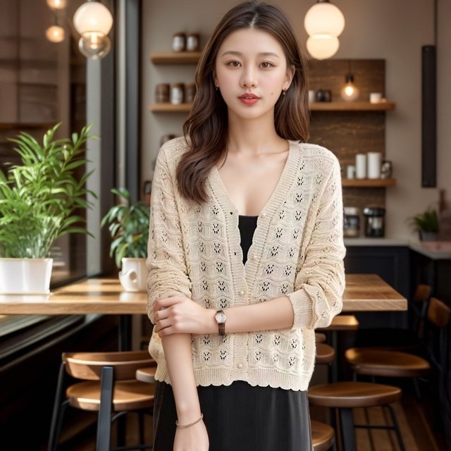 비비아체 샹떼 니트 카디건1+1+1