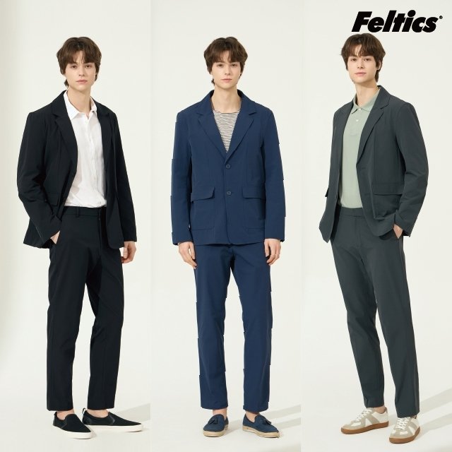펠틱스 남성 수트셋업 재킷+팬츠 2종 