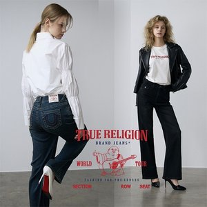 [프리미엄] 트루릴리전 25FW 초특가! 액티브 스트레치 데님팬츠 2종, 여성