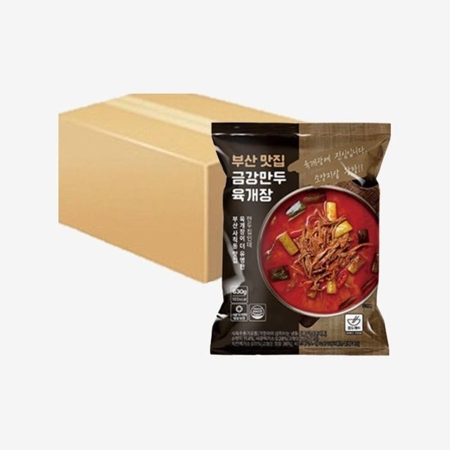 [엘루맘] 참도깨비푸드 금강만두 육개장 630g 10개 - 에누리 가격비교