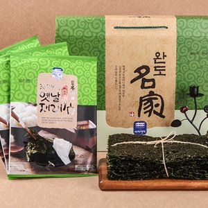 완도명가 갓구워낸옛날재래김 무조미 선물세트1호