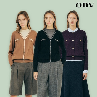 25FW ODV 카디건형 풀오버 3종