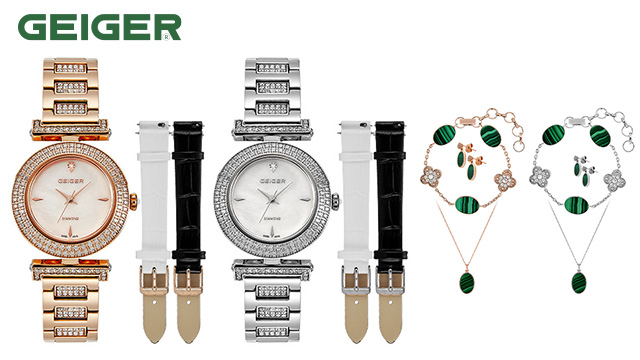 가이거 천연석 여성 워치 GE1244