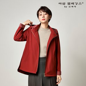 26FW 마담엘레강스 노팅힐 체크 후드 트렌치 1종