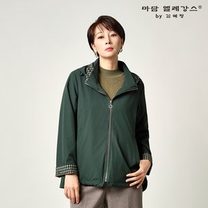 26FW 마담엘레강스 노팅힐 체크 후드 트렌치 1종