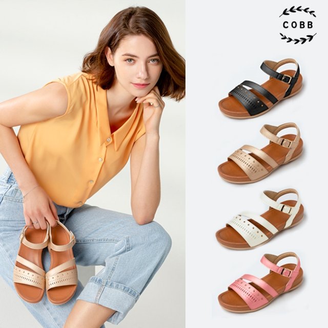 COBB 아치 서포트 스트랩 샌들