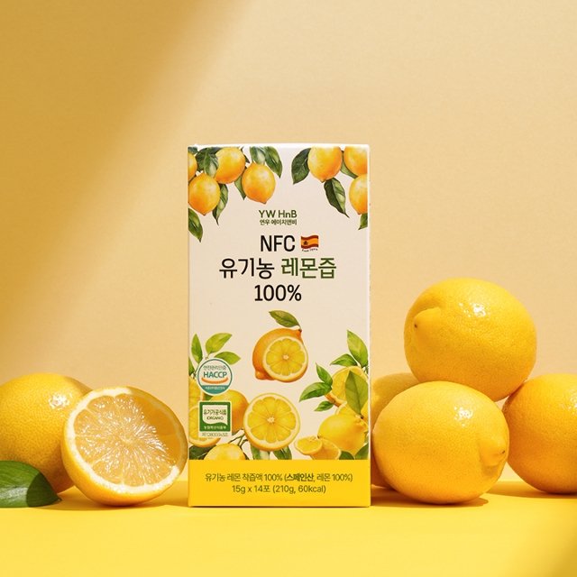 [YW HnB] NFC 유기농 레몬즙 100 착즙 14포 x 3박스