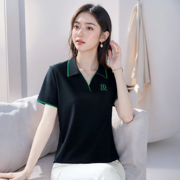 [비니브] 하이디 반팔 카라셔츠 3종
