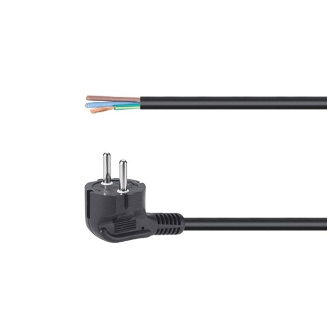 국산 측면 접지코드 10A  (1.0x 3C) 흑색 3M