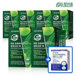 [브랜드위크] 드림이음 락토 프로바이오틱스 생유산균 19 6박스 6개월분 + 비타민K2 증정