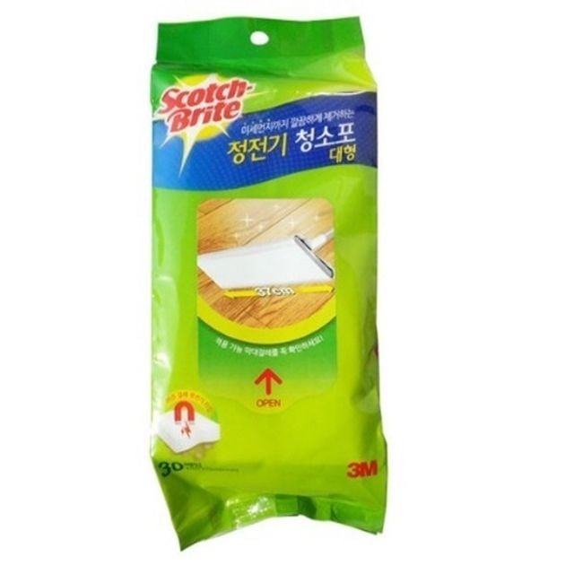 3M 정전기청소포 대형 리필 30매 스위트키퍼호환 (W84AEF2)