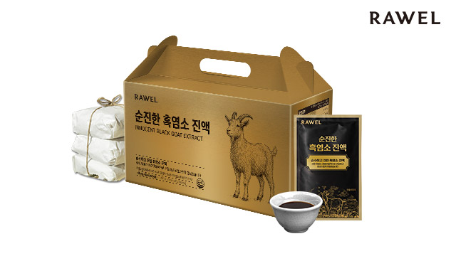 로엘 자연방목 흑염소진액 70ml 30포 1박스 / 흑염소즙 엑기스/저온추출공법