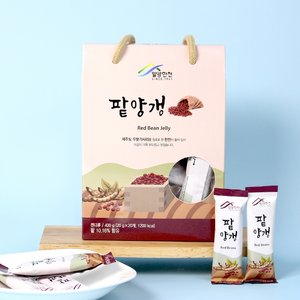 밀양한천 간편 간식 미니 팥양갱 400g