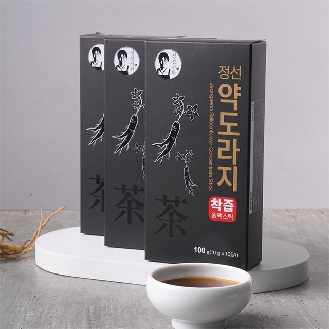 정선 약도라지착즙원액스틱 300g x 3박스 + 체험분 3포
