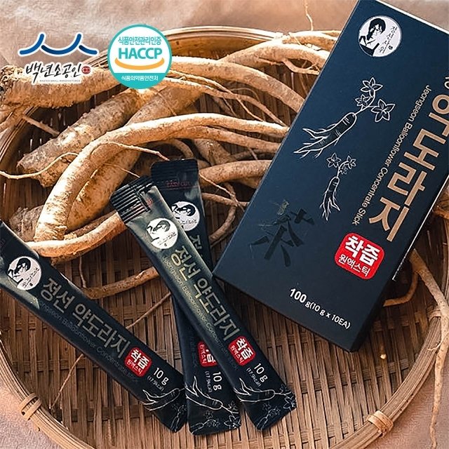 정선 약도라지착즙원액스틱 300g x 3박스 + 체험분 3포