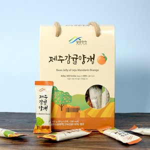 밀양한천 간편 간식 미니 제주 감귤양갱 400g