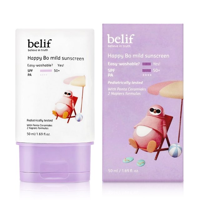 빌리프 해피 보 마일드 선스크린 50ml 어린이 선크림