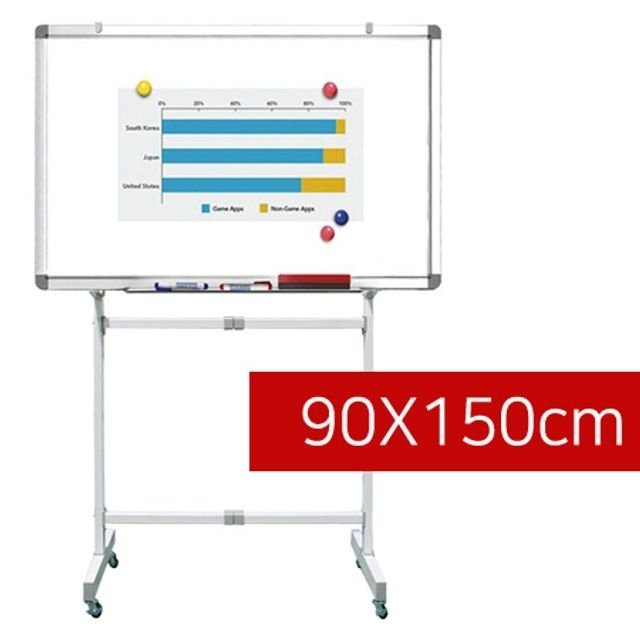 고품질 금강 이동식 자석 화이트보드 (90x150cm) (W071FC5)