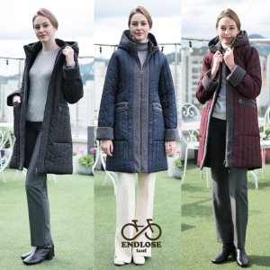 22FW 엔드로제 니트 퍼 패딩코트