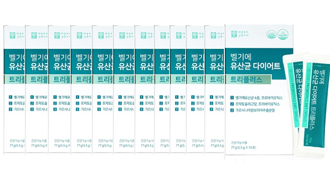 벨기에 유산균+다이어트 트리플러스 12박스 (6개월분)