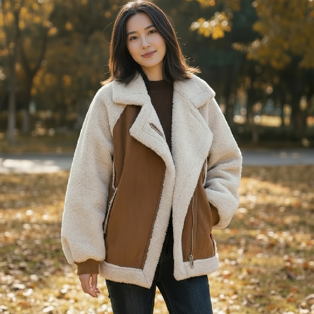 [비니브] 누디스 무스탕 점퍼