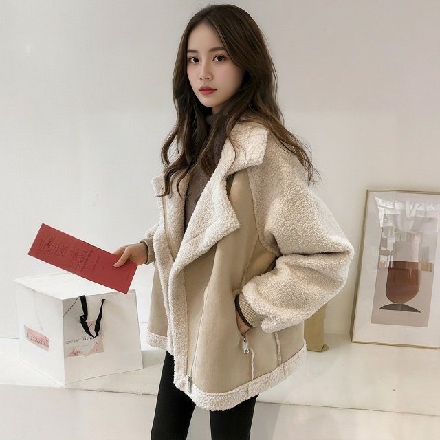 [비니브] 누디스 무스탕 점퍼