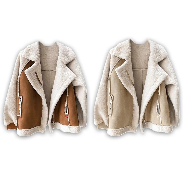 [비니브] 누디스 무스탕 점퍼