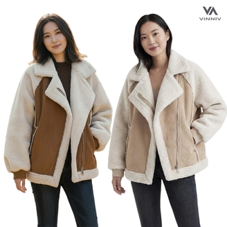 [비니브] 누디스 무스탕 점퍼