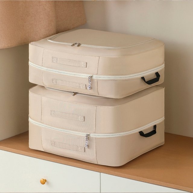 공간절약 이불 압축 파우치 옷장정리 보관 수납함 100L 특대형(50x40x50)