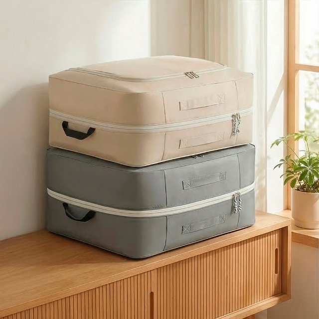 공간절약 이불 압축 파우치 옷장정리 보관 수납함 100L 특대형(50x40x50)