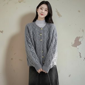 [플로레센스]비엔투소프트트위스트니트가디건2종