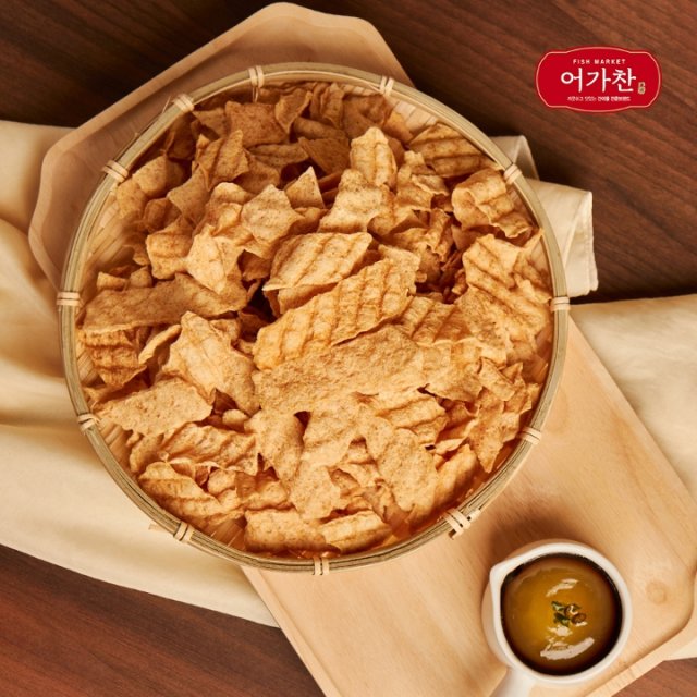 어가찬 바삭바삭 어포튀김 100g x 4봉 / 오리지널 청양마요 청양고추