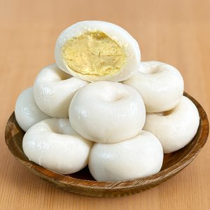 명가삼대떡집 먹으면 복이 오는 굳지 않는 제주송편 모둠녹두볼떡 1kg(18-19알)