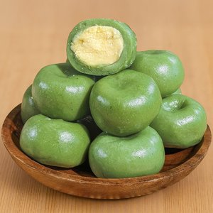 명가삼대떡집 먹으면 복이 오는 굳지 않는 제주송편 모둠녹두볼떡 1kg(18-19알)