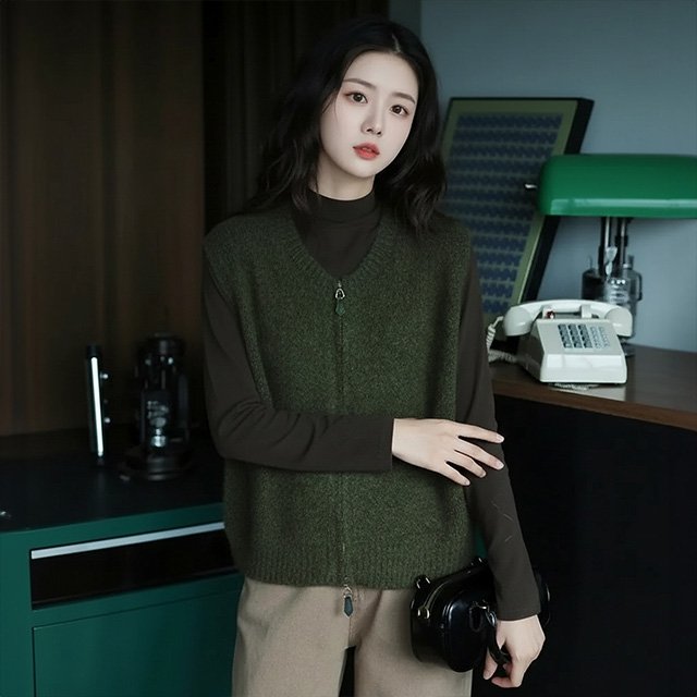 [플로레센스]아라소프트집업레이어드베스트2종
