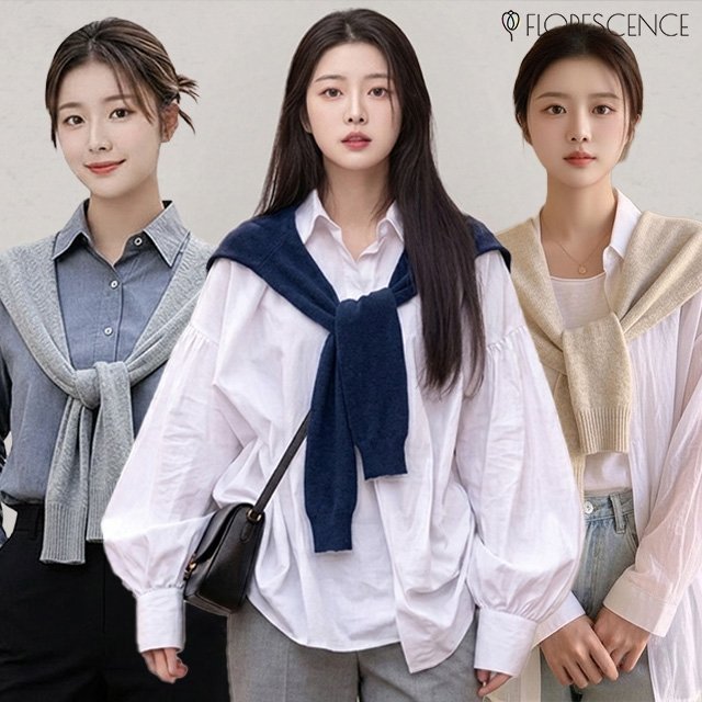 [플로레센스]컴포트드레이프케이프3종