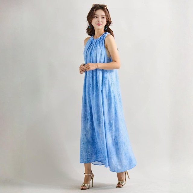 [비니브] 파노스 어깨 리본 원피스