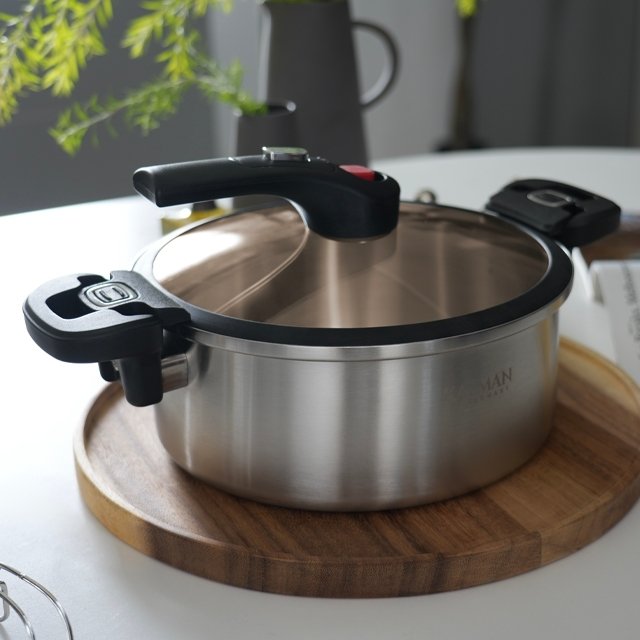 칼만 통 3중 스텐 저압 냄비 2종(4L+6L)