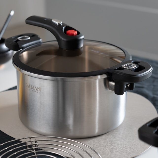 칼만 통 3중 스텐 저압 냄비 2종(4L+6L)
