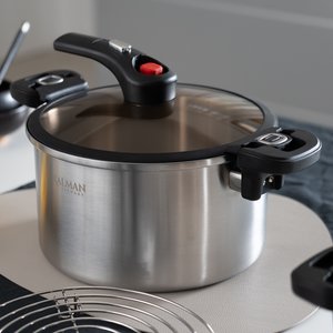 칼만 통 3중 스텐 저압 냄비 2종(4L+6L)