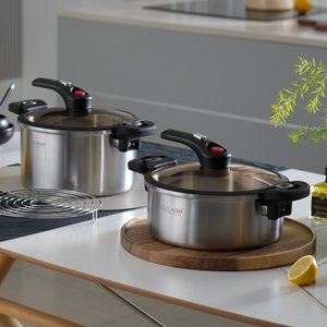 칼만 통 3중 스텐 저압 냄비 2종(4L+6L)