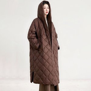 [헬리꽁땡] 퀼팅 후드 롱패딩 (색상선택)