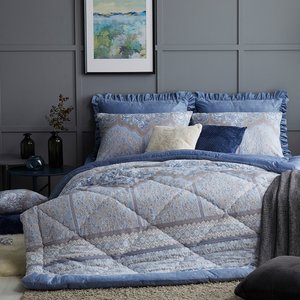 [K]벨라하우스 극세사 침구 3종세트(이불 + 토퍼 + 베개커버 2장)