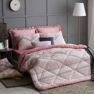 [Q]벨라하우스 극세사 침구 3종세트(이불 + 토퍼 + 베개커버 2장)