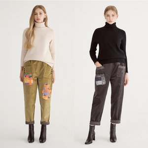 [런칭가39,900원] 할리마리 코듀로이 배기 팬츠1종 (2종1택)