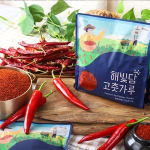 26년 해남 황토방 햇고춧가루 양념용 보통맛 500g