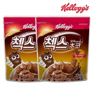 켈로그 첵스초코 대용량 1200g x 2개