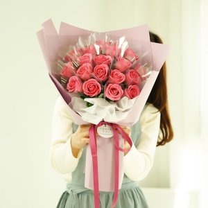 앨리 비누꽃 돈 꽃다발 20송이 풀세트 어버이날 선물
